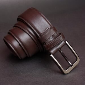 Alternative view of Zays Handcrafted Genuine Leather Belt for Men – Premium Quality, Adjustable, Stylish & Durable - MB102