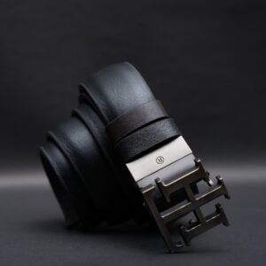 Alternative view of Zays Reversible Handcrafted Genuine Leather Belt for Men – Premium Quality, Adjustable, Stylish & Durable (ZMB115)