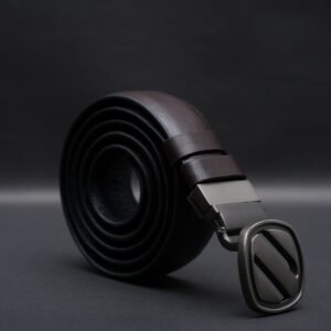 Alternative view of Zays Reversible Handcrafted Genuine Leather Belt for Men – Premium Quality, Adjustable, Stylish & Durable (ZMB114)