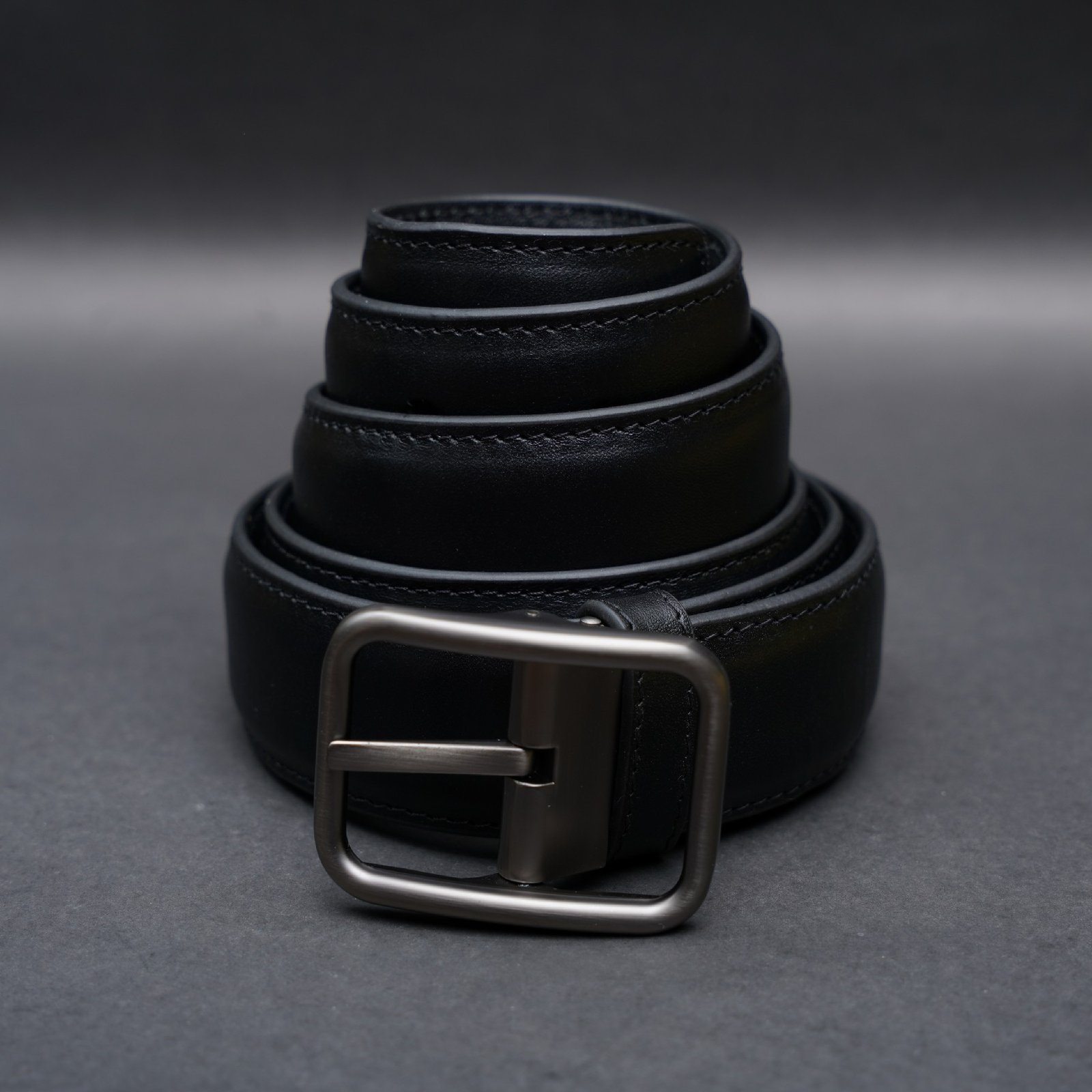 Zays Handcrafted Genuine Leather Belt for Men – Premium Quality, Adjustable, Stylish & Durable (ZMB124-Black) - Image 9