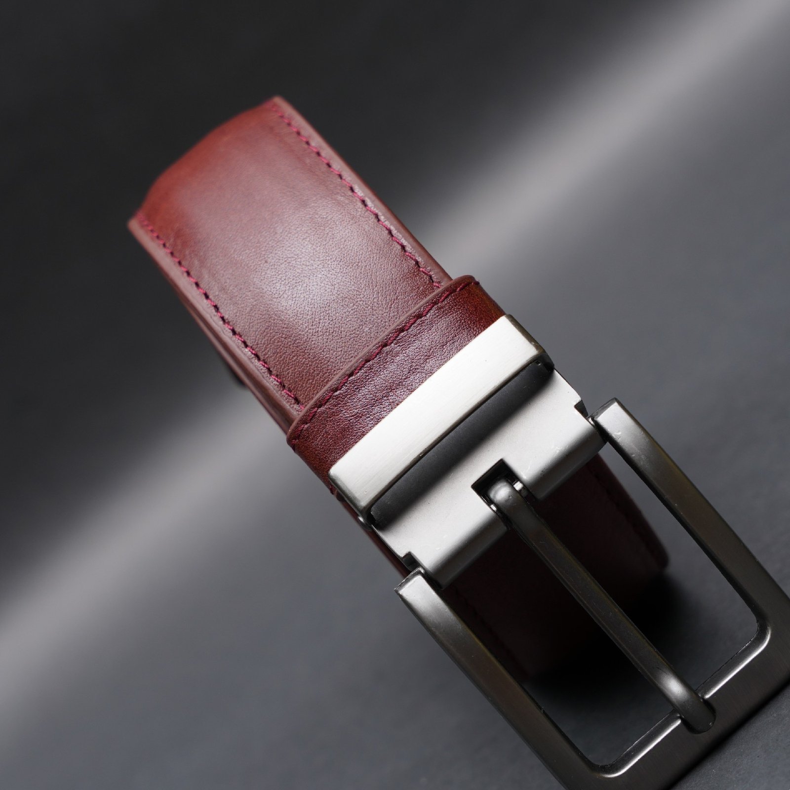 Zays Handcrafted Genuine Leather Belt for Men – Premium Quality, Adjustable, Stylish & Durable (ZMB129-Red Brown) - Image 8