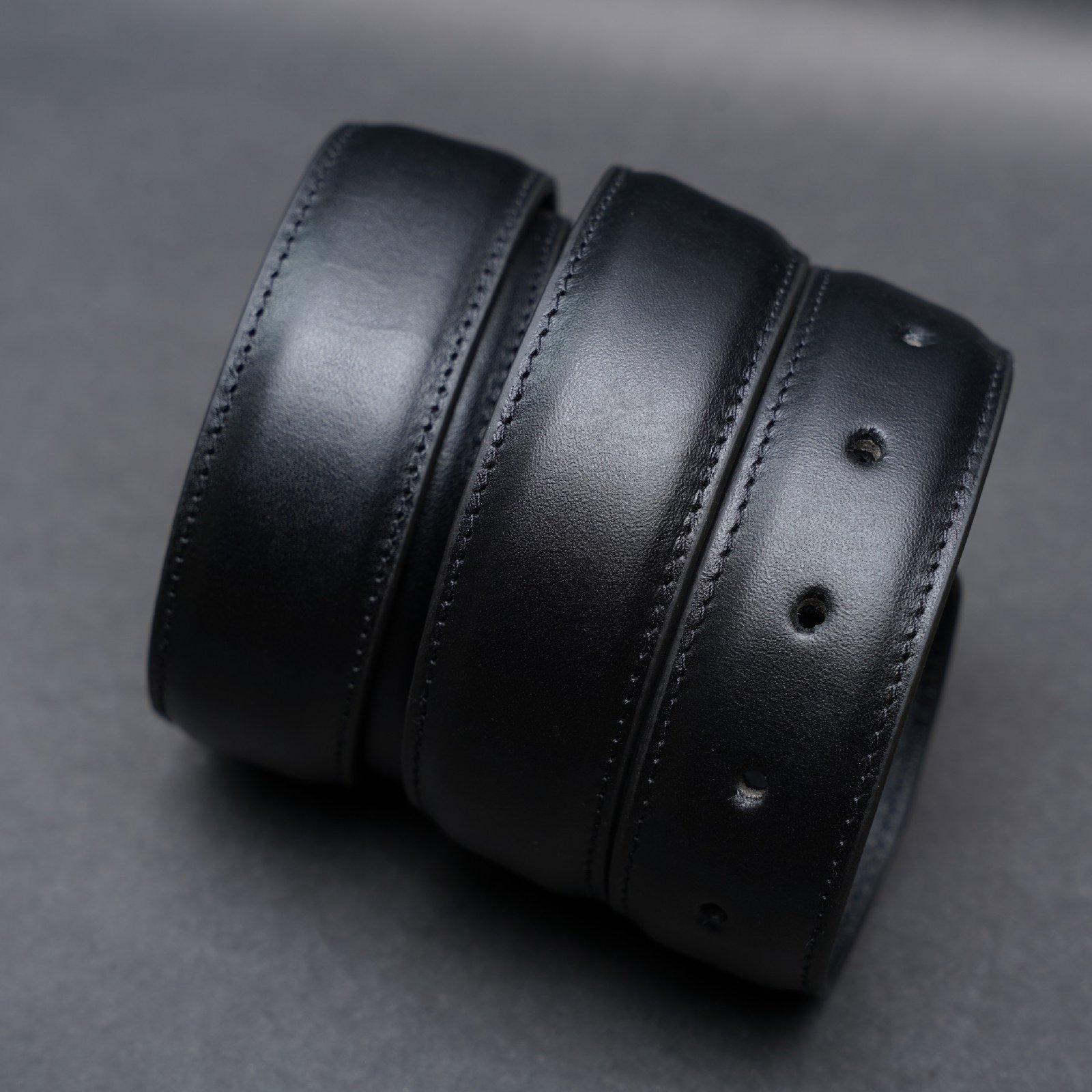 Zays Handcrafted Genuine Leather Belt for Men – Premium Quality, Adjustable, Stylish & Durable (ZMB124-Black) - Image 7