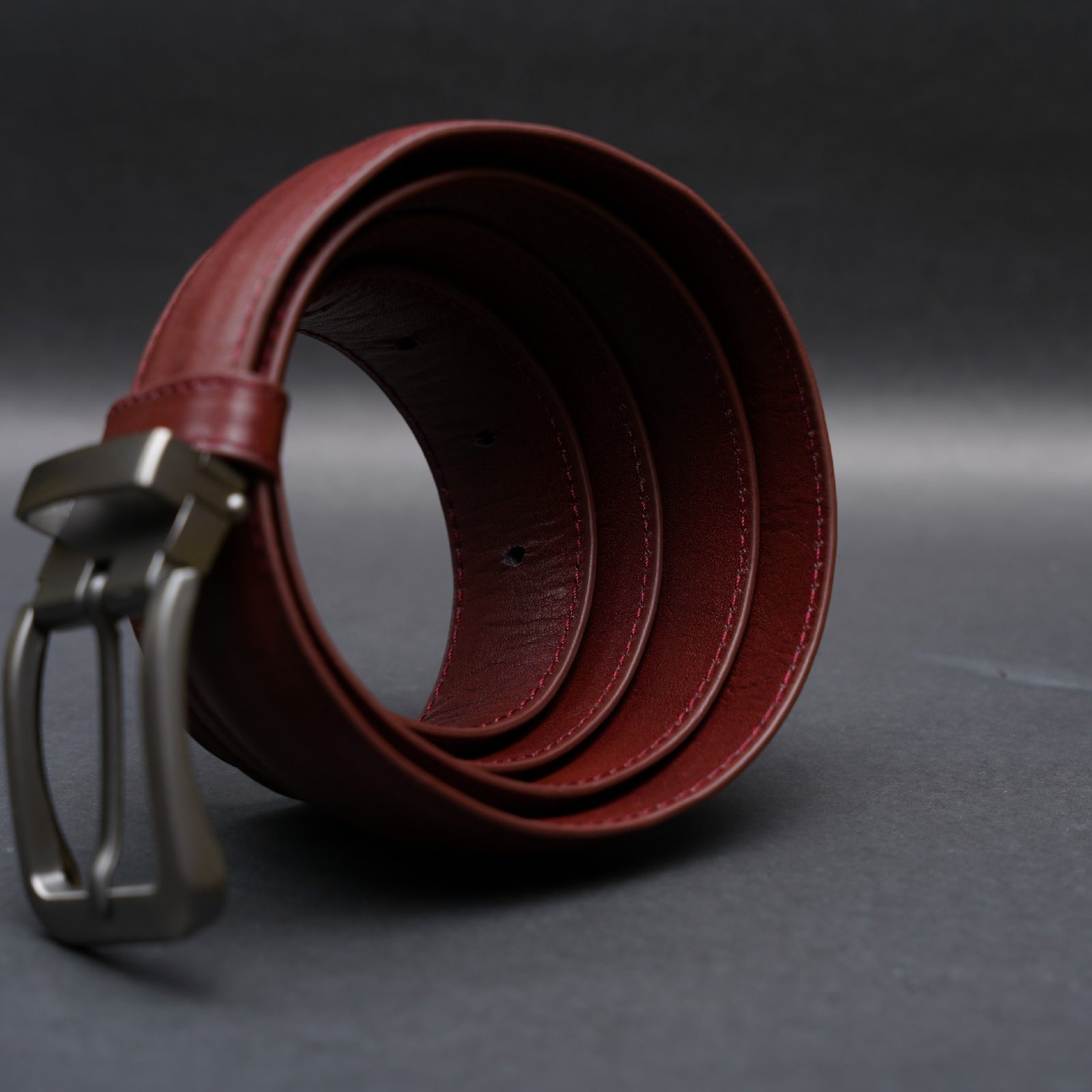 Zays Handcrafted Genuine Leather Belt for Men – Premium Quality, Adjustable, Stylish & Durable (ZMB129-Red Brown) - Image 6