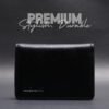 Zays Premium Eco-Friendly Leather Magnetic Card Holder Mini Wallet (ZCW109-Black)