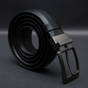 Zays Reversible Handcrafted Genuine Leather Belt for Men – Premium Quality, Adjustable, Stylish & Durable (ZMB119)