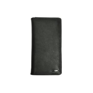 Alternative view of Zays Handcrafted Premium Eco-Friendly Leather Long Wallet for Max 2 Mobile (ZLW107-Black)