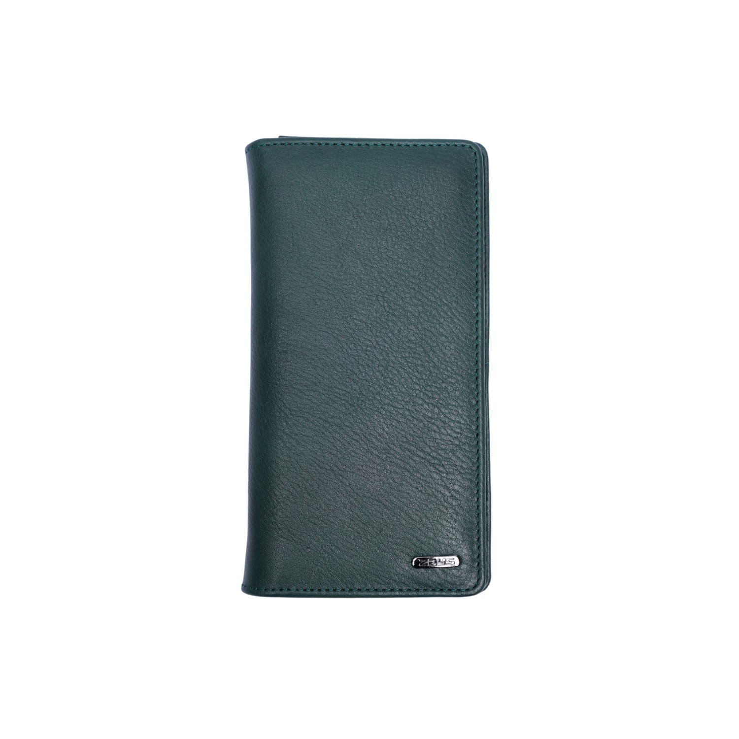 Zays Handcrafted Premium Eco-Friendly Leather Long Wallet for Max 2 Mobile (ZLW109-Bottle Green) - Image 4