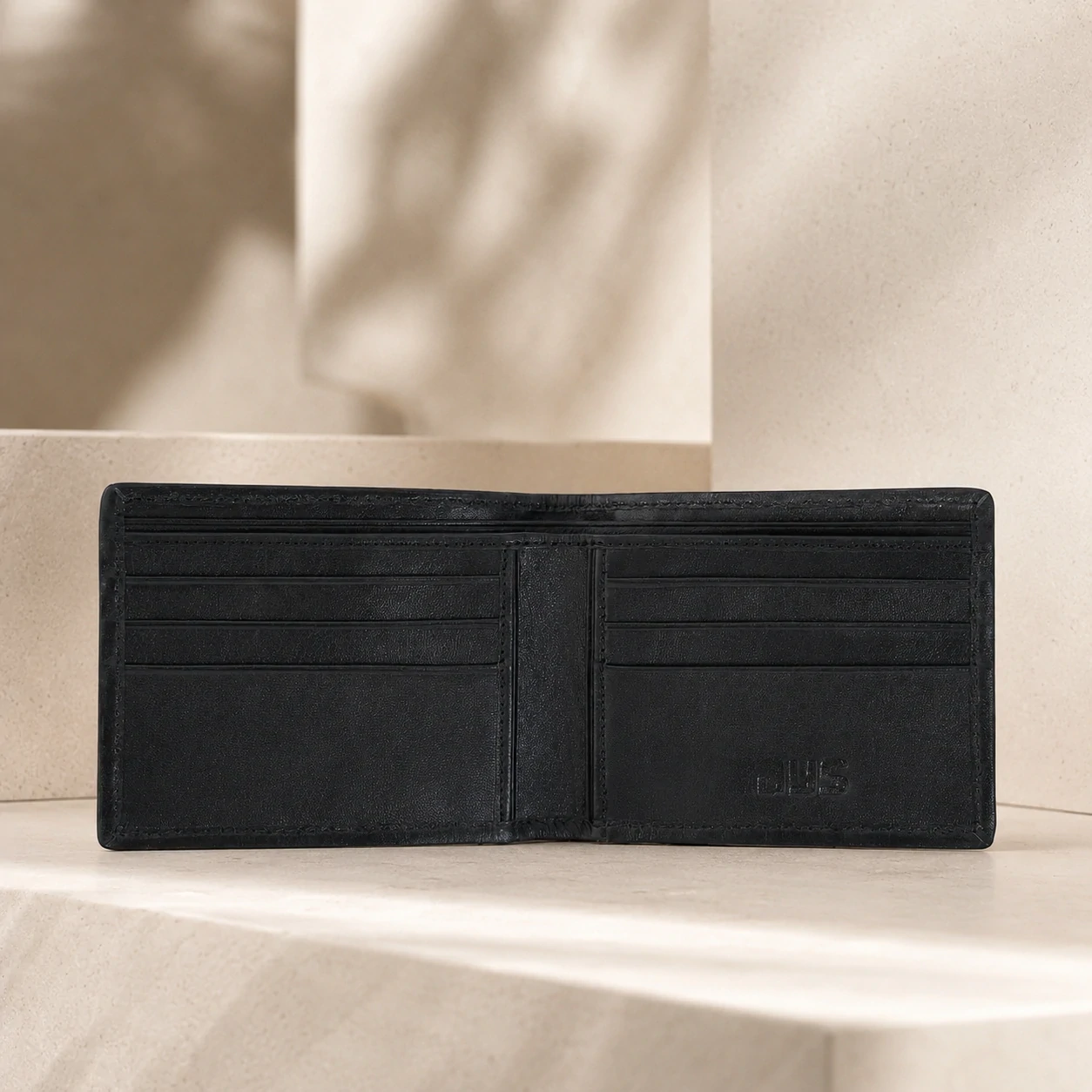 Zays Handcrafted Patti Design Premium Genuine Leather Bifold Short Wallet - ZSW129 - Image 5