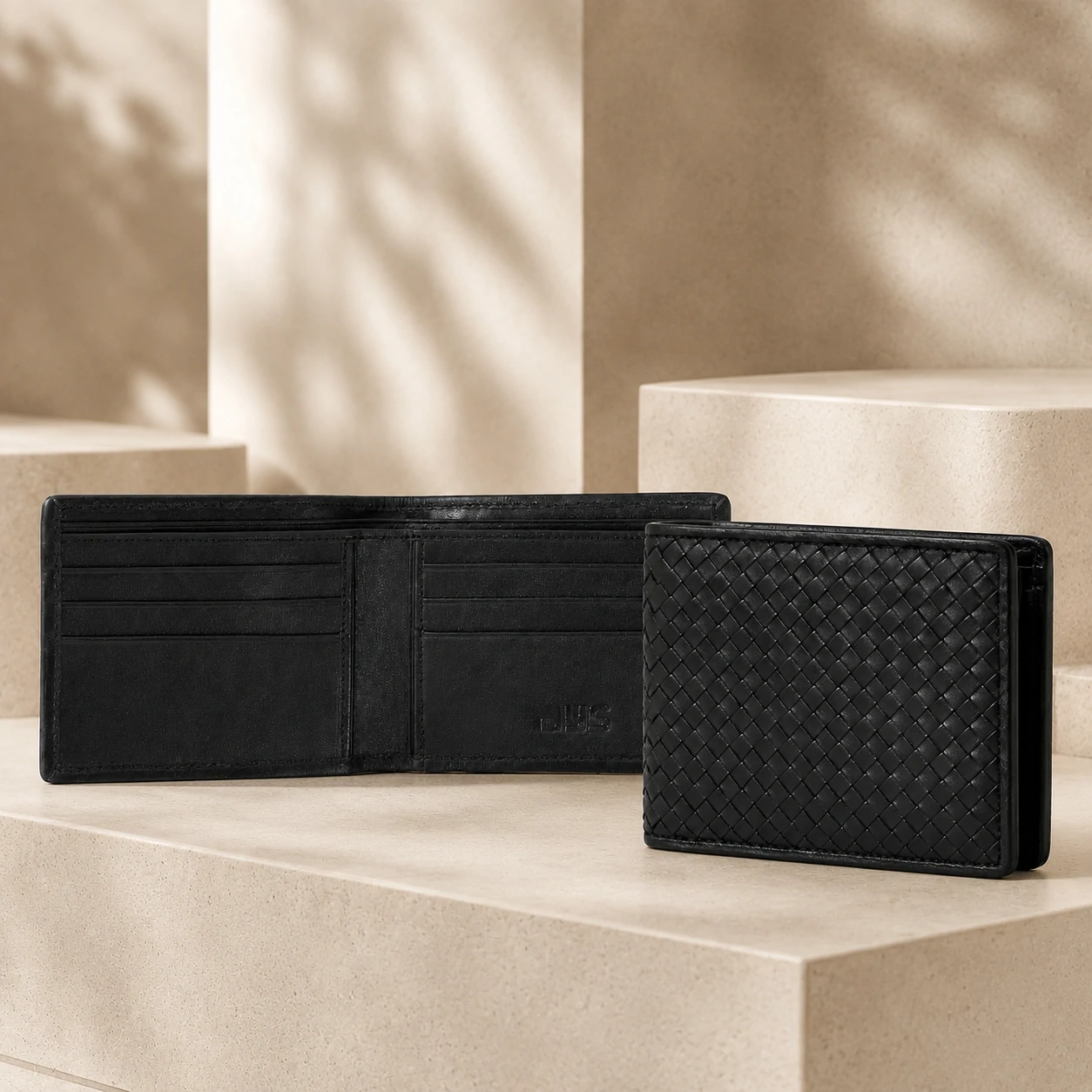 Zays Handcrafted Patti Design Premium Genuine Leather Bifold Short Wallet - ZSW129 - Image 2