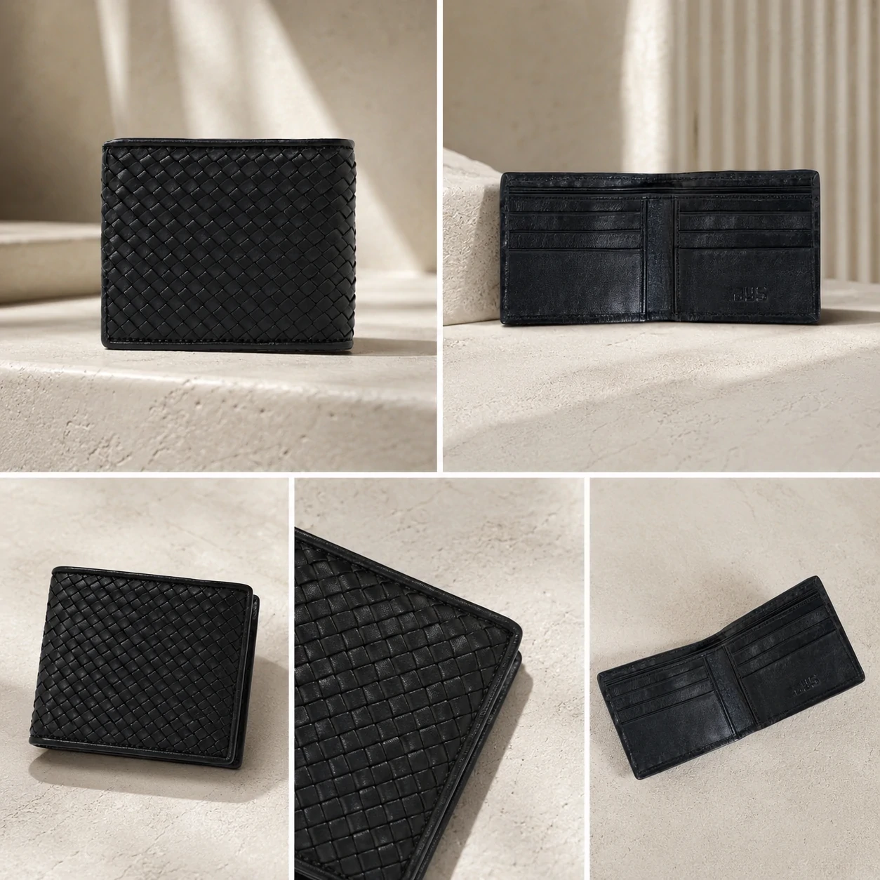 Zays Handcrafted Patti Design Premium Genuine Leather Bifold Short Wallet - ZSW129 - Image 7