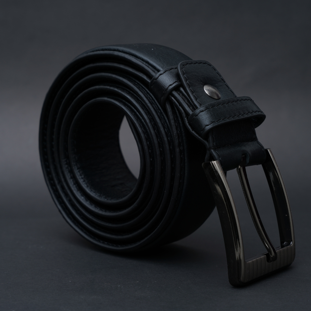 Zays Genuine Leather Belt for Men – Premium Full-Grain Cowhide, Handmade, Formal & Casual Use