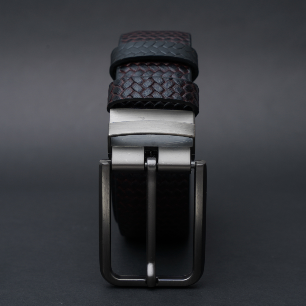 Zays Reversible Handcrafted Genuine Leather Belt for Men – Premium Quality, Adjustable, Stylish & Durable - ZMB141 - Image 10