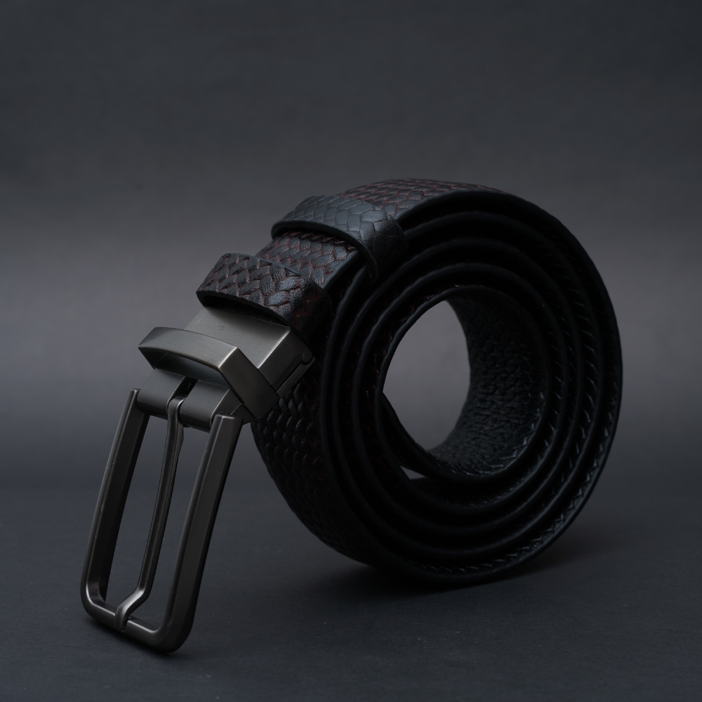Zays Reversible Handcrafted Genuine Leather Belt for Men – Premium Quality, Adjustable, Stylish & Durable - ZMB141 - Image 9