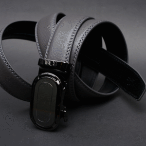 Alternative view of Zays Handcrafted Imported Genuine Leather Auto Gear Belt for Unisex– Premium Quality, Adjustable, Stylish & Durable - ZMB149