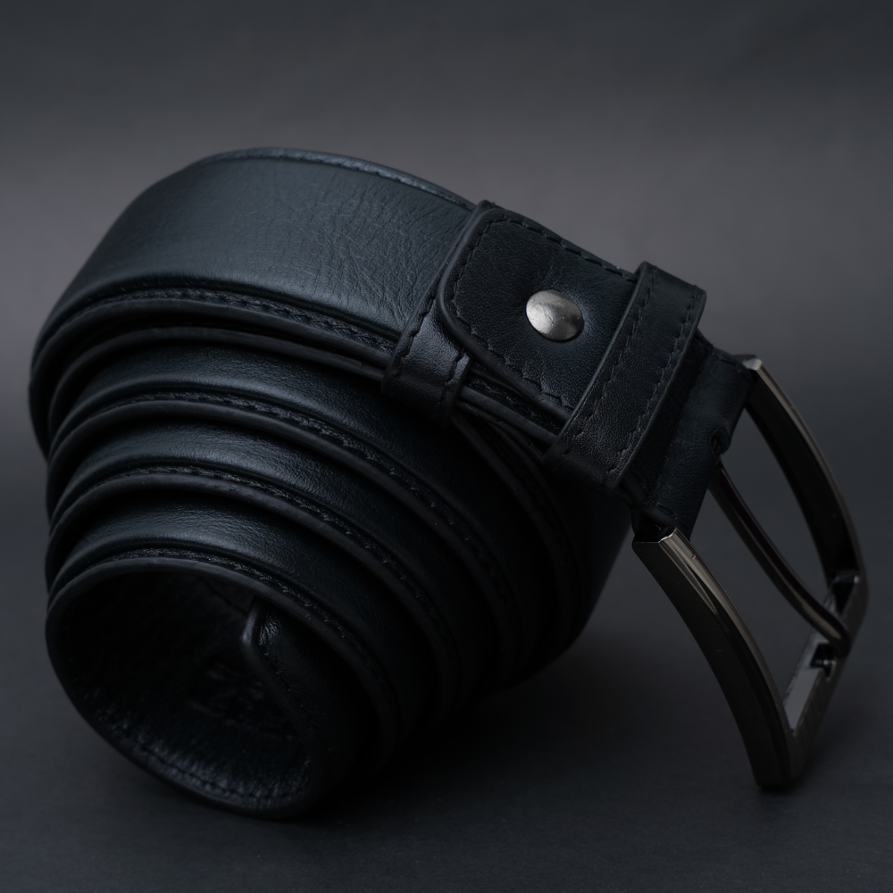 Zays Genuine Leather Belt for Men – Premium Full-Grain Cowhide, Handmade, Formal & Casual Use - Image 5