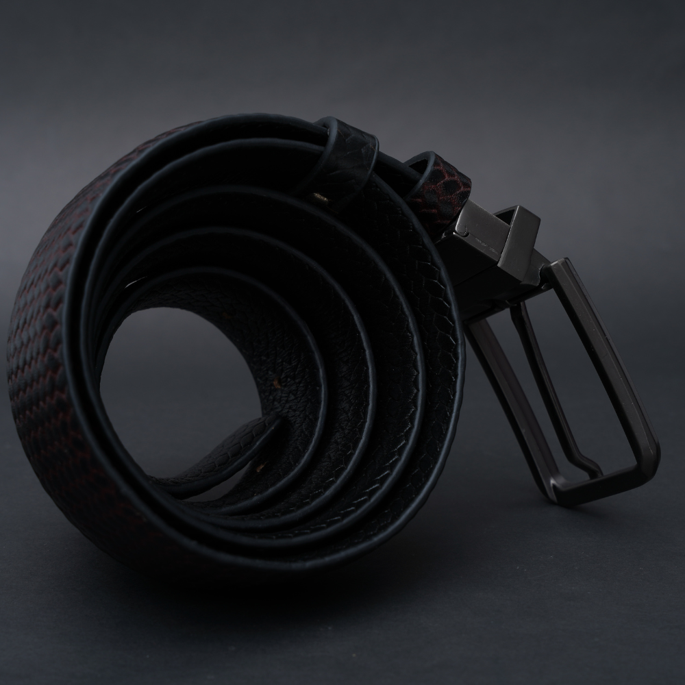 Zays Reversible Handcrafted Genuine Leather Belt for Men – Premium Quality, Adjustable, Stylish & Durable - ZMB141 - Image 5
