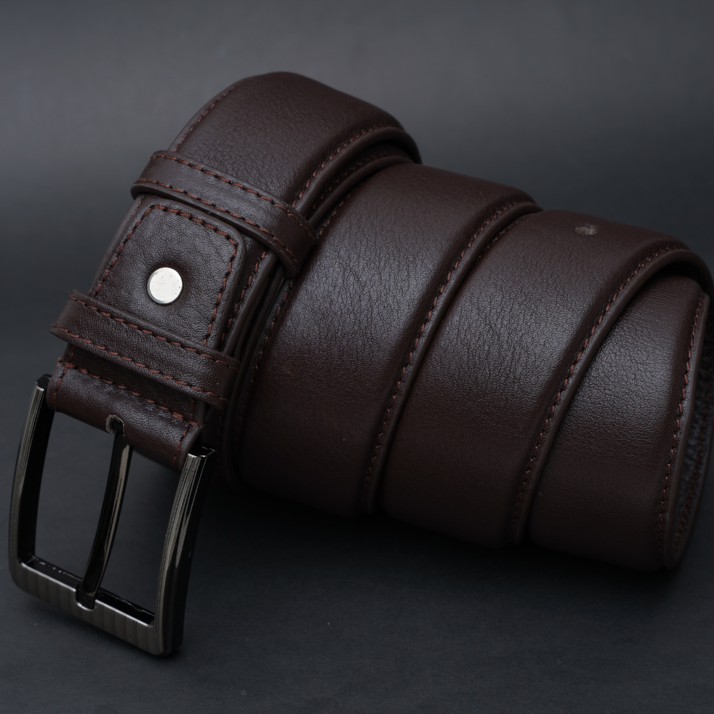 Zays Genuine Leather Belt for Men – Premium Full-Grain Cowhide, Handmade, Formal & Casual Use - Image 5