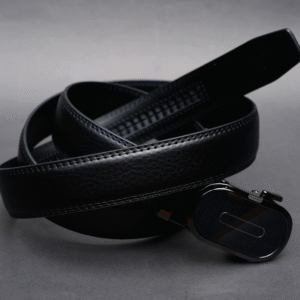 Alternative view of Zays Handcrafted Imported Genuine Leather Auto Gear Belt for Unisex– Premium Quality, Adjustable, Stylish & Durable - ZMB147