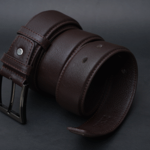 Alternative view of Zays Genuine Leather Belt for Men – Premium Full-Grain Cowhide, Handmade, Formal & Casual Use