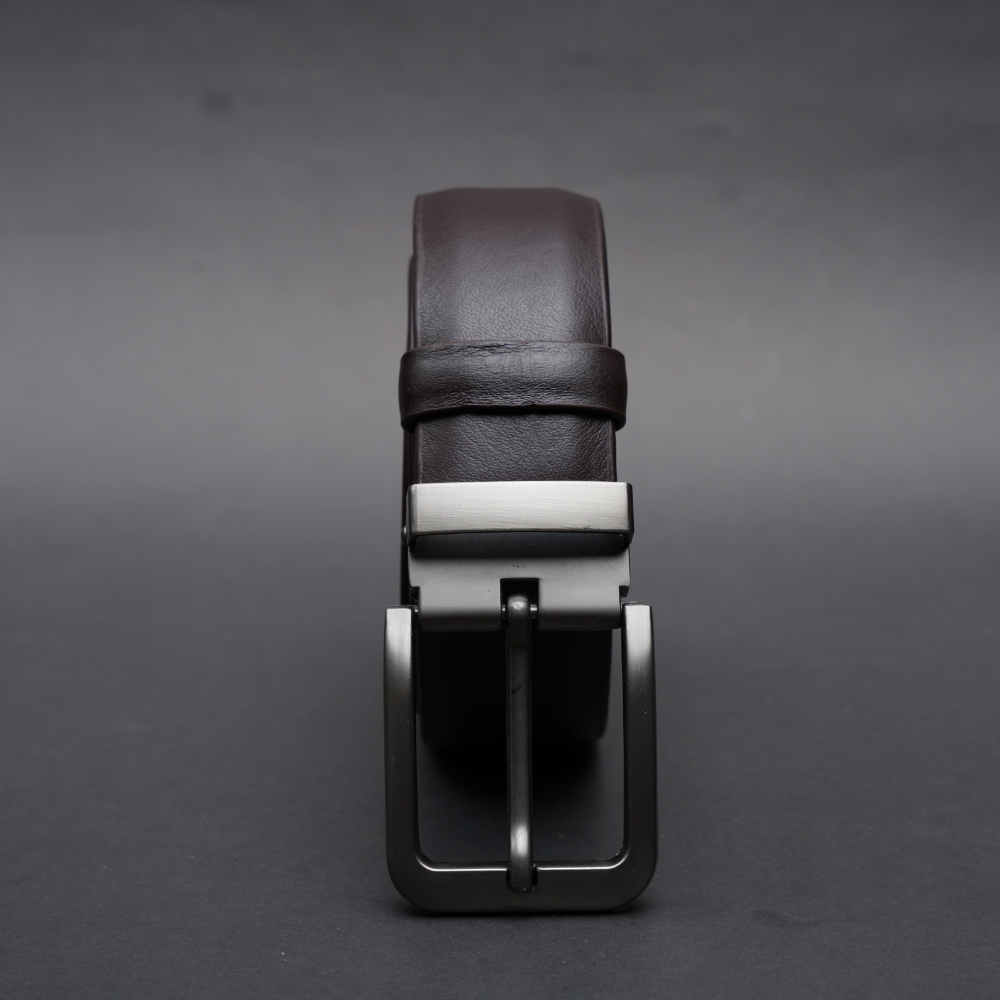 Zays Genuine Leather Belt for Men – Premium Full-Grain Cowhide, Handmade, Formal & Casual Use - ZMB142 - Image 4