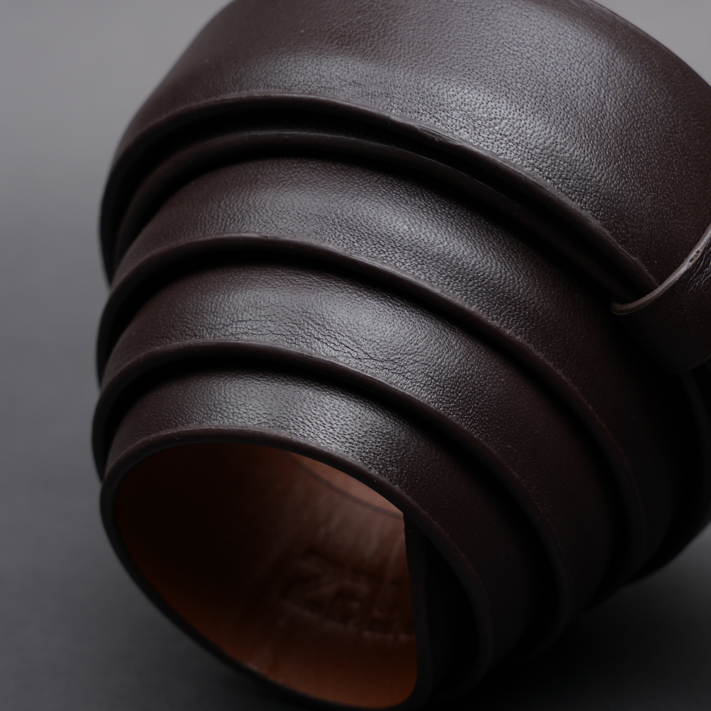 Zays Genuine Leather Belt for Men – Premium Full-Grain Cowhide, Handmade, Formal & Casual Use - ZMB142 - Image 5