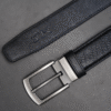 Zays Handcrafted Genuine Leather Belt for Men – Premium Quality, Adjustable, Stylish & Durable (ZMB150-Black)