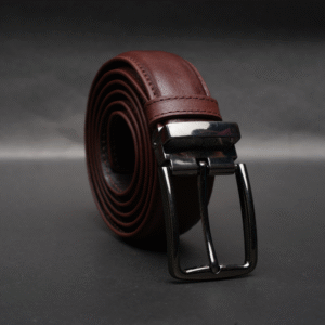 Alternative view of Zays Handcrafted Genuine Leather Belt for Men – Premium Quality, Adjustable, Stylish & Durable (ZMB184-Antique Brown)