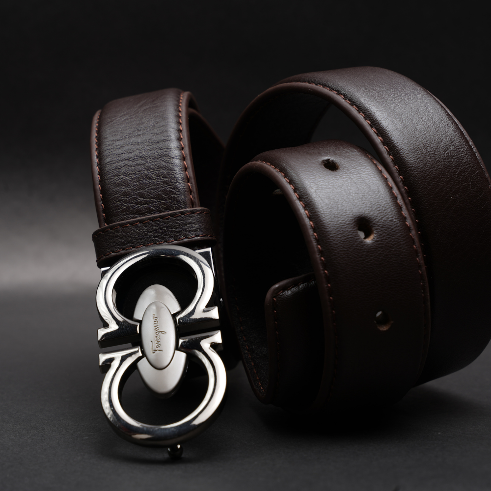 Zays Handcrafted Genuine Leather Belt for Men – Premium Quality, Adjustable, Stylish & Durable (ZMB181-Chocolate) - Image 7