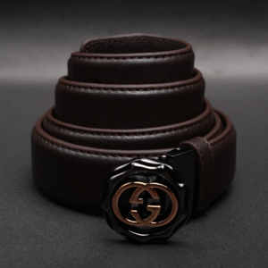 Zays Handcrafted Genuine Leather Belt for Men – Premium Quality, Adjustable, Stylish & Durable (ZMB171-Chocolate)