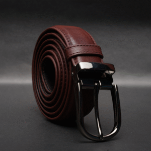 Zays Handcrafted Genuine Leather Belt for Men – Premium Quality, Adjustable, Stylish & Durable (ZMB182-Antique Brown)