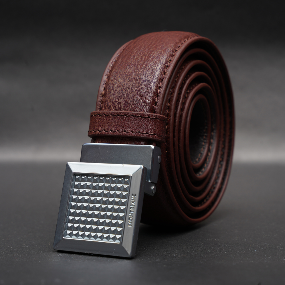 Zays Handcrafted Genuine Leather Belt for Men – Premium Quality, Adjustable, Stylish & Durable (ZMB164-Antique Brown) - Image 8
