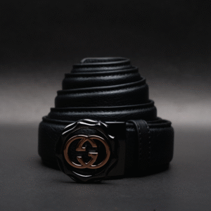 Zays Handcrafted Genuine Leather Belt for Men – Premium Quality, Adjustable, Stylish & Durable (ZMB170-Black)