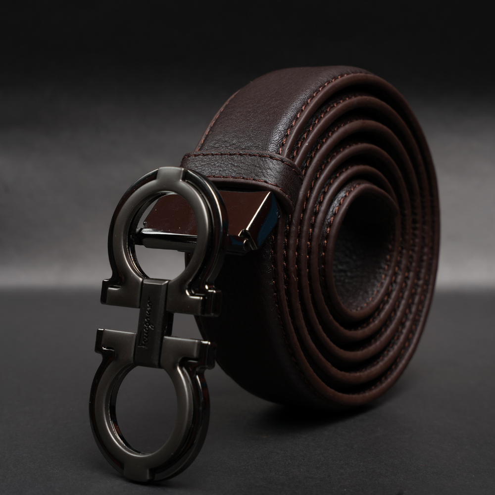 Zays Handcrafted Genuine Leather Belt for Men – Premium Quality, Adjustable, Stylish & Durable (ZMB158-Chocolate) - Image 8