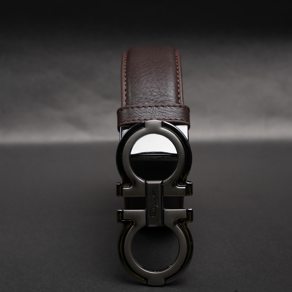 Zays Handcrafted Genuine Leather Belt for Men – Premium Quality, Adjustable, Stylish & Durable (ZMB158-Chocolate) - Image 7