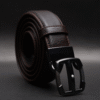 Zays Handcrafted Genuine Leather Belt for Men – Premium Quality, Adjustable, Stylish & Durable (ZMB177-Chocolate)