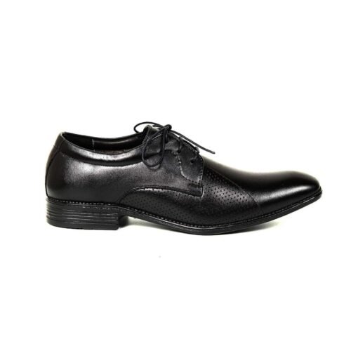 Zays Leather Premium Formal Shoe For Men (Black) - SF57 - Image 3