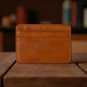 Zays Premium Leather Super Slim Card Holder, Handcrafted Durable Stylish Compact for Men And Women | Credit And Debit Card Holder for Travel And Everyday Use