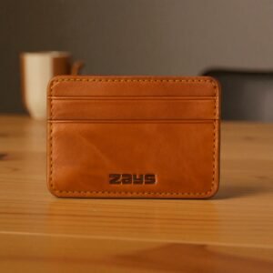 Alternative view of Zays Premium Leather Super Slim Card Holder, Handcrafted Durable Stylish Compact for Men And Women | Credit And Debit Card Holder for Travel And Everyday Use