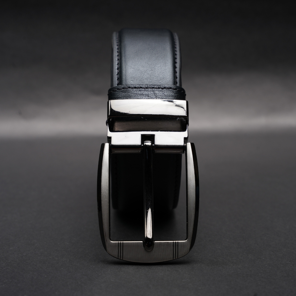 Zays Handcrafted Genuine Leather Belt for Men – Premium Quality, Adjustable, Stylish & Durable (ZMB210-Black) Special Offer - Image 9