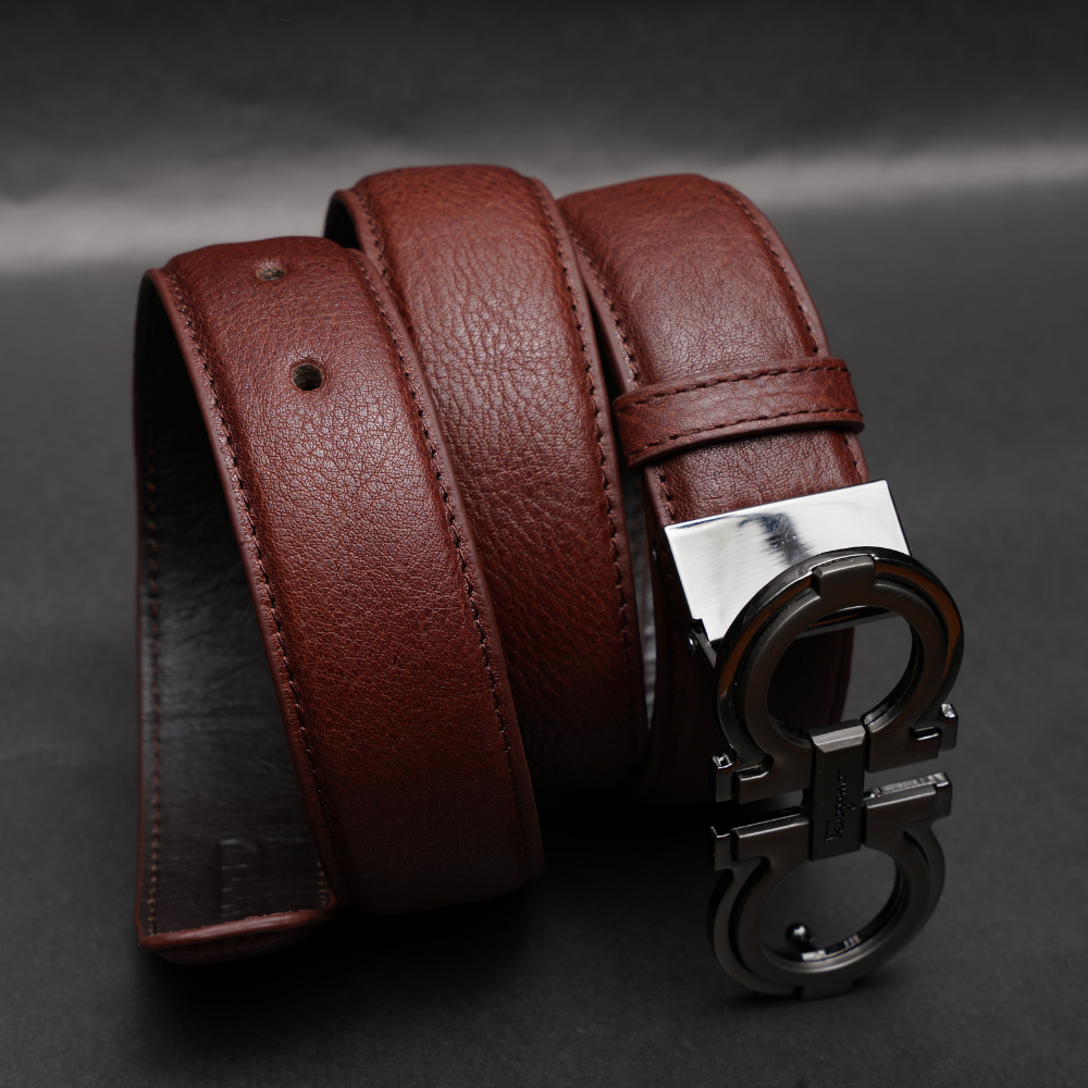 Zays Handcrafted Genuine Leather Belt for Men – Premium Quality, Adjustable, Stylish & Durable (ZMB186-Antique Brown) - Image 8