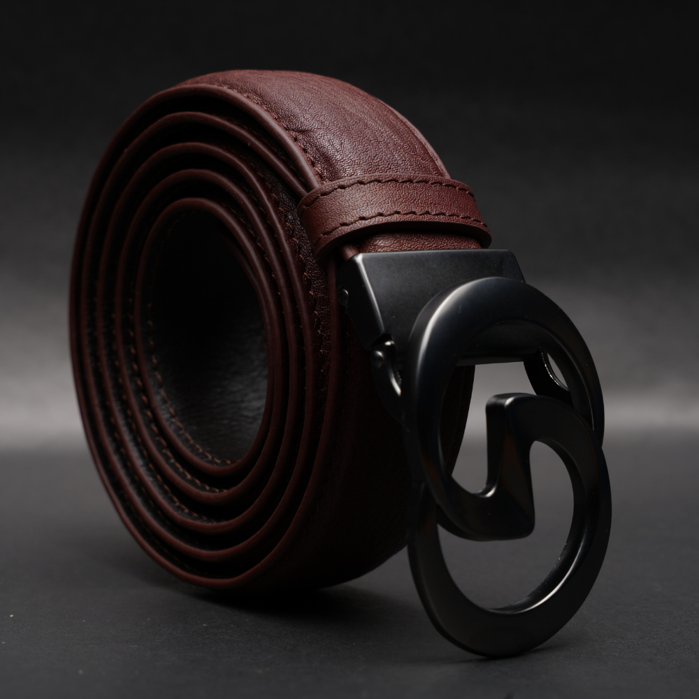 Zays Handcrafted Genuine Leather Belt for Men – Premium Quality, Adjustable, Stylish & Durable (ZMB201-Antique Brown) - Image 11