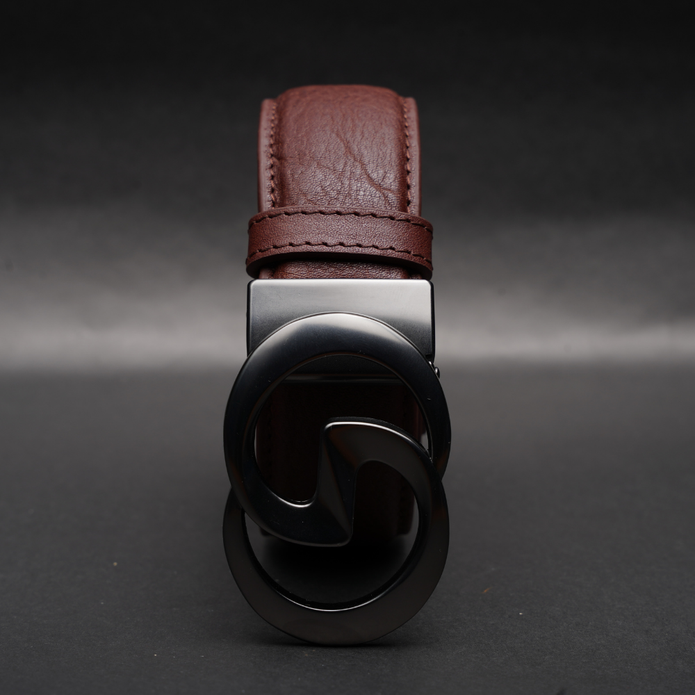 Zays Handcrafted Genuine Leather Belt for Men – Premium Quality, Adjustable, Stylish & Durable (ZMB201-Antique Brown) - Image 9