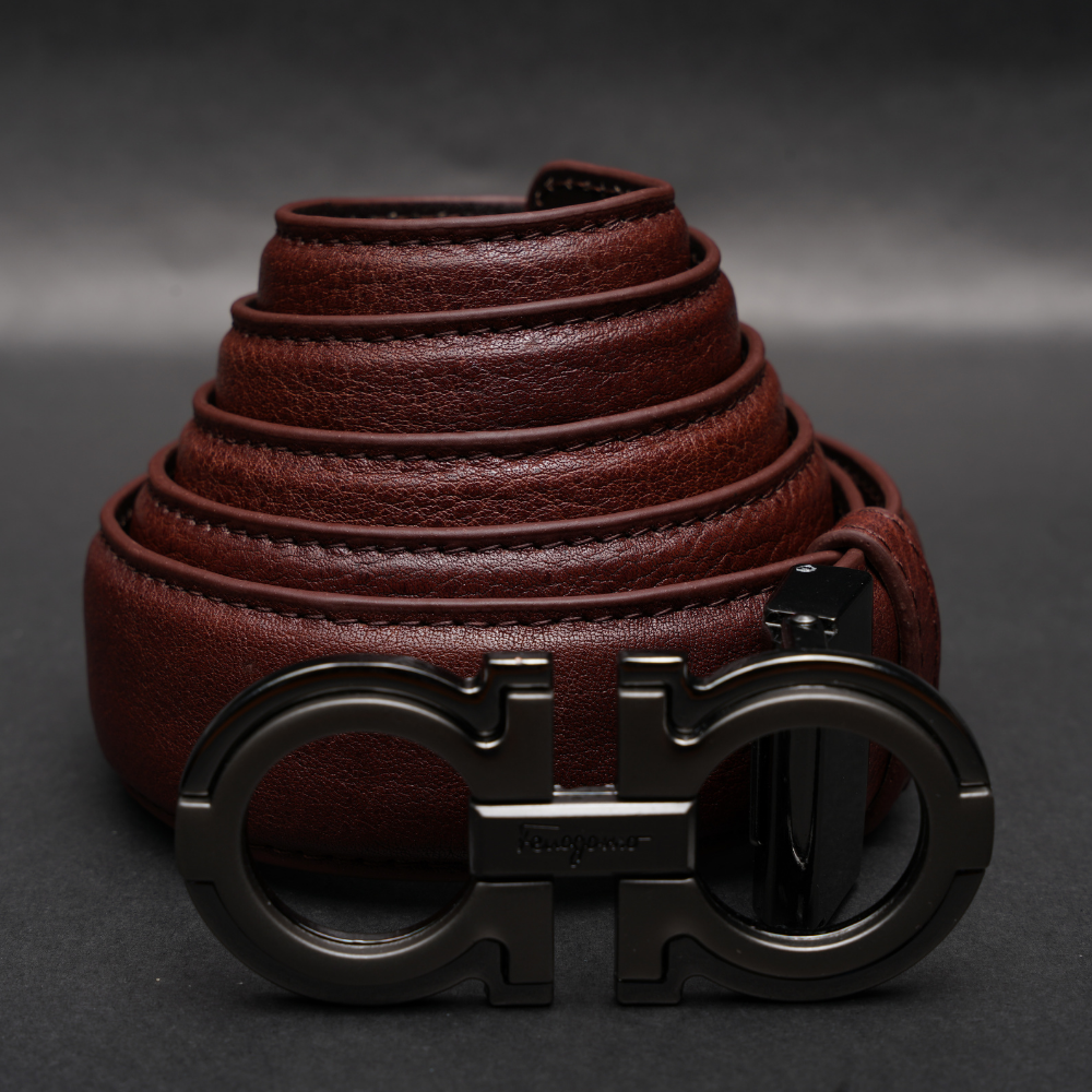 Zays Handcrafted Genuine Leather Belt for Men – Premium Quality, Adjustable, Stylish & Durable (ZMB187-Antique Brown) - Image 6