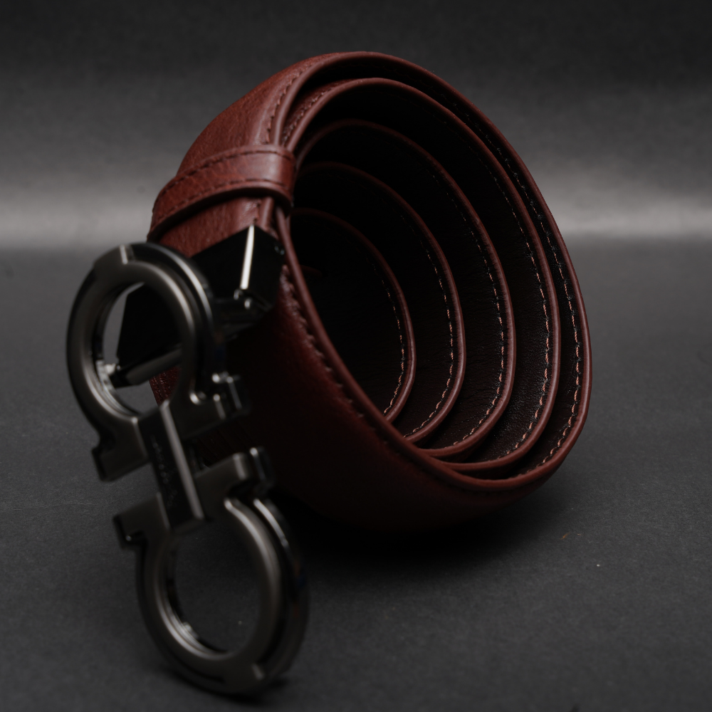 Zays Handcrafted Genuine Leather Belt for Men – Premium Quality, Adjustable, Stylish & Durable (ZMB187-Antique Brown) - Image 4