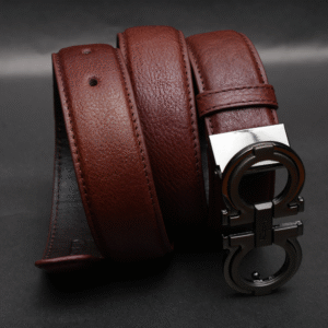 Alternative view of Zays Handcrafted Genuine Leather Belt for Men – Premium Quality, Adjustable, Stylish & Durable (ZMB187-Antique Brown)