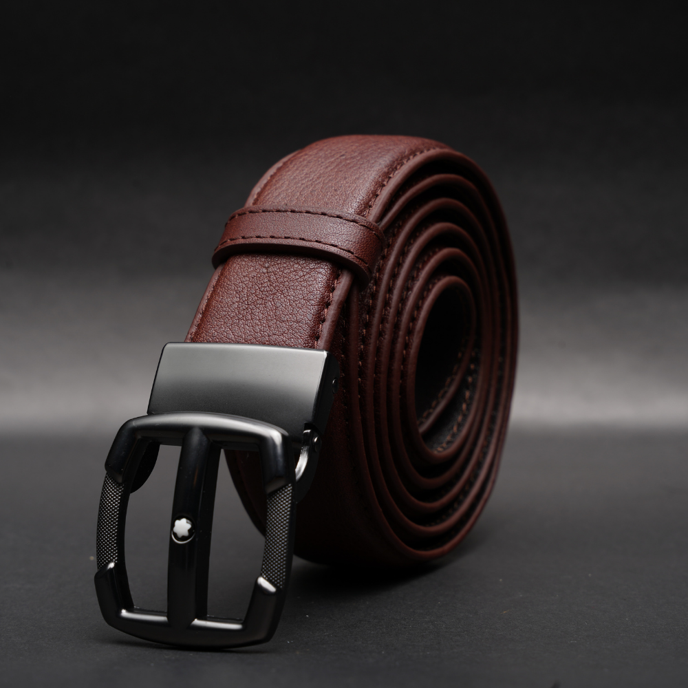 Zays Handcrafted Genuine Leather Belt for Men – Premium Quality, Adjustable, Stylish & Durable (ZMB188-Antique Brown) - Image 10