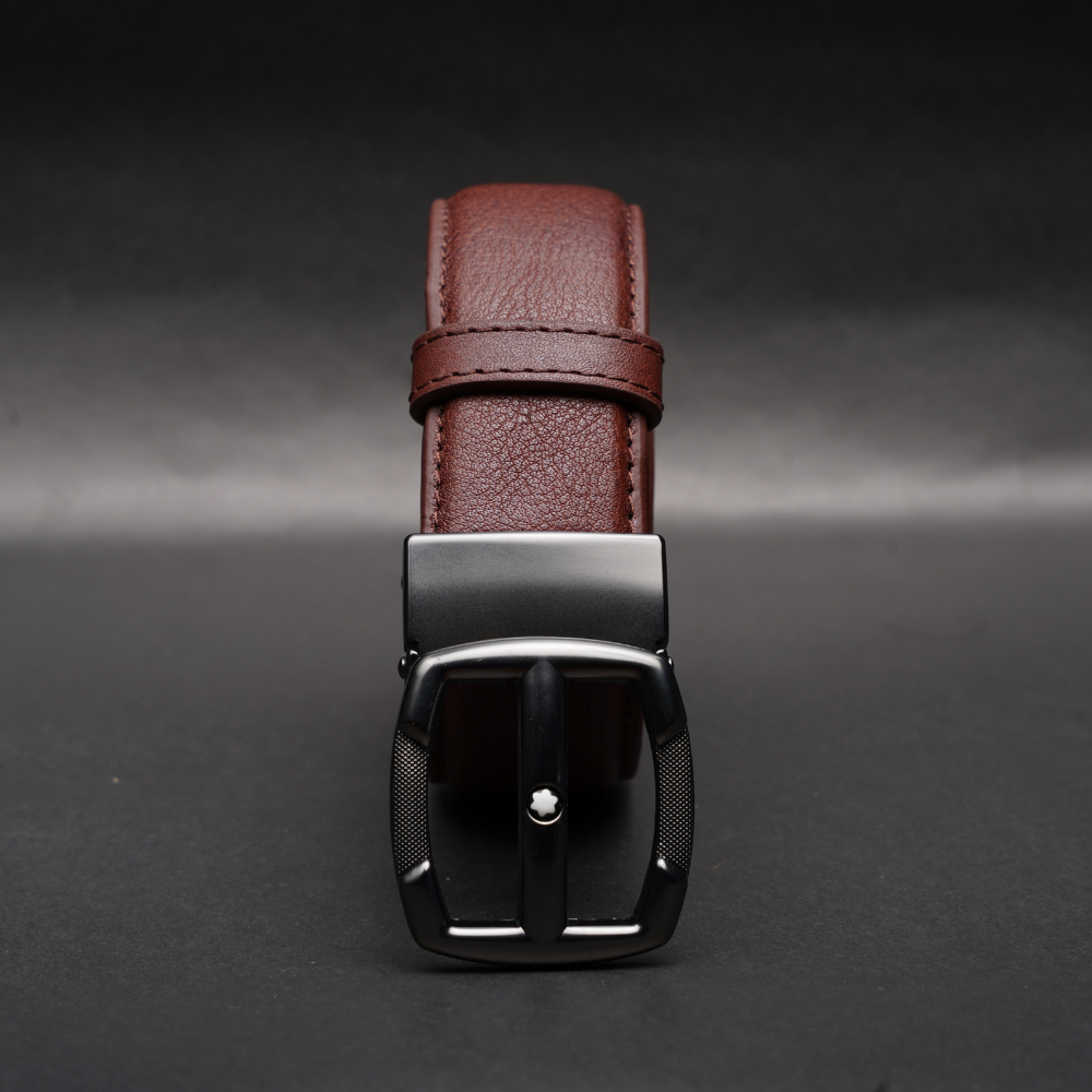 Zays Handcrafted Genuine Leather Belt for Men – Premium Quality, Adjustable, Stylish & Durable (ZMB188-Antique Brown) - Image 9