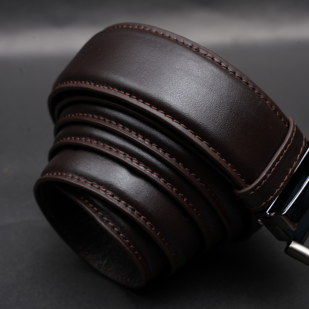 Zays Handcrafted Genuine Leather Belt for Men – Premium Quality, Adjustable, Stylish & Durable (ZMB209-Chocolate) Special Offer - Image 8