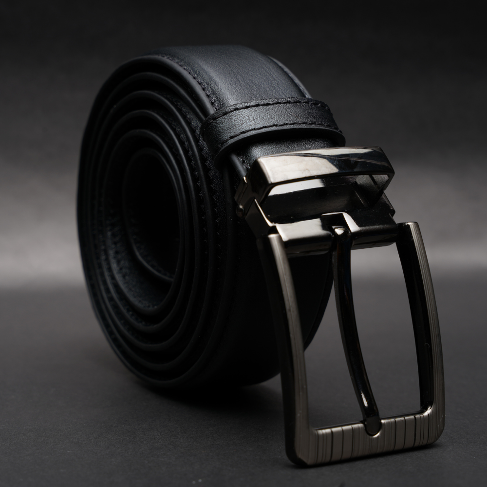 Zays Handcrafted Genuine Leather Belt for Men – Premium Quality, Adjustable, Stylish & Durable (ZMB208-Black) Special Offer - Image 8