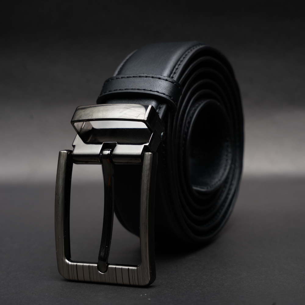Zays Handcrafted Genuine Leather Belt for Men – Premium Quality, Adjustable, Stylish & Durable (ZMB208-Black) Special Offer - Image 7
